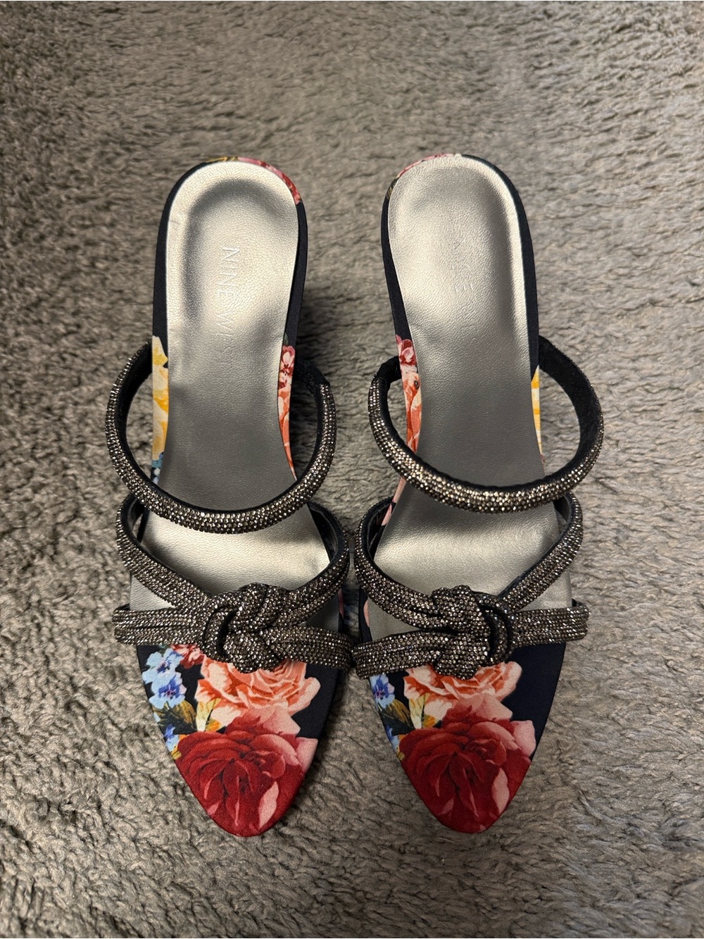 Nine West Pointed—Toe Heeled Sandals